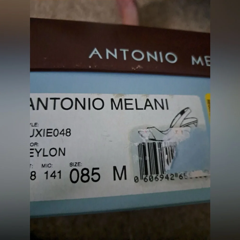 Brand New, Never Worn Metallic, Patent Leather, Sandal Heels - Picture 13 of 13